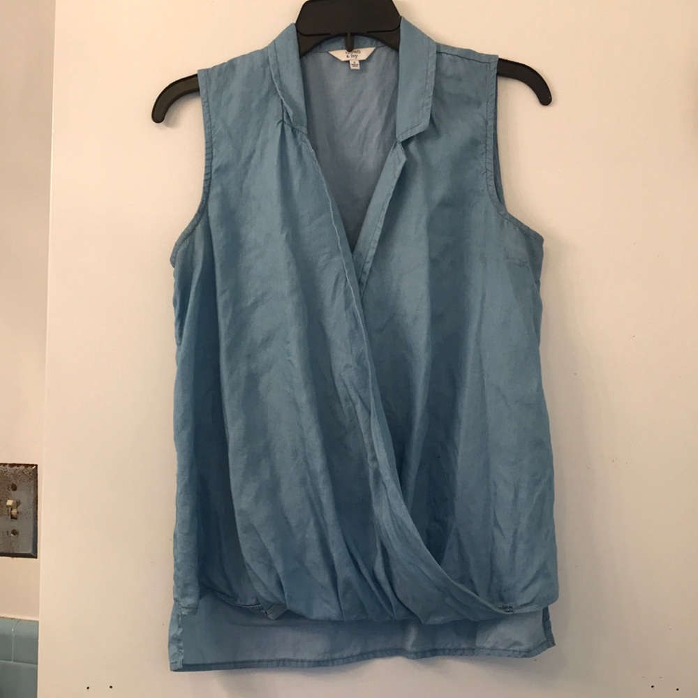 Chambray Top